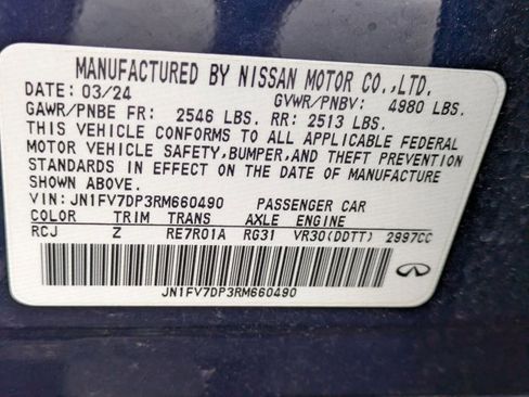 Used 2024 INFINITI Q50 Red Sport 400 RWD image 17