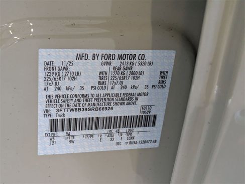 New 2025 Ford Maverick XL w/ Equipment Group 101A image 23