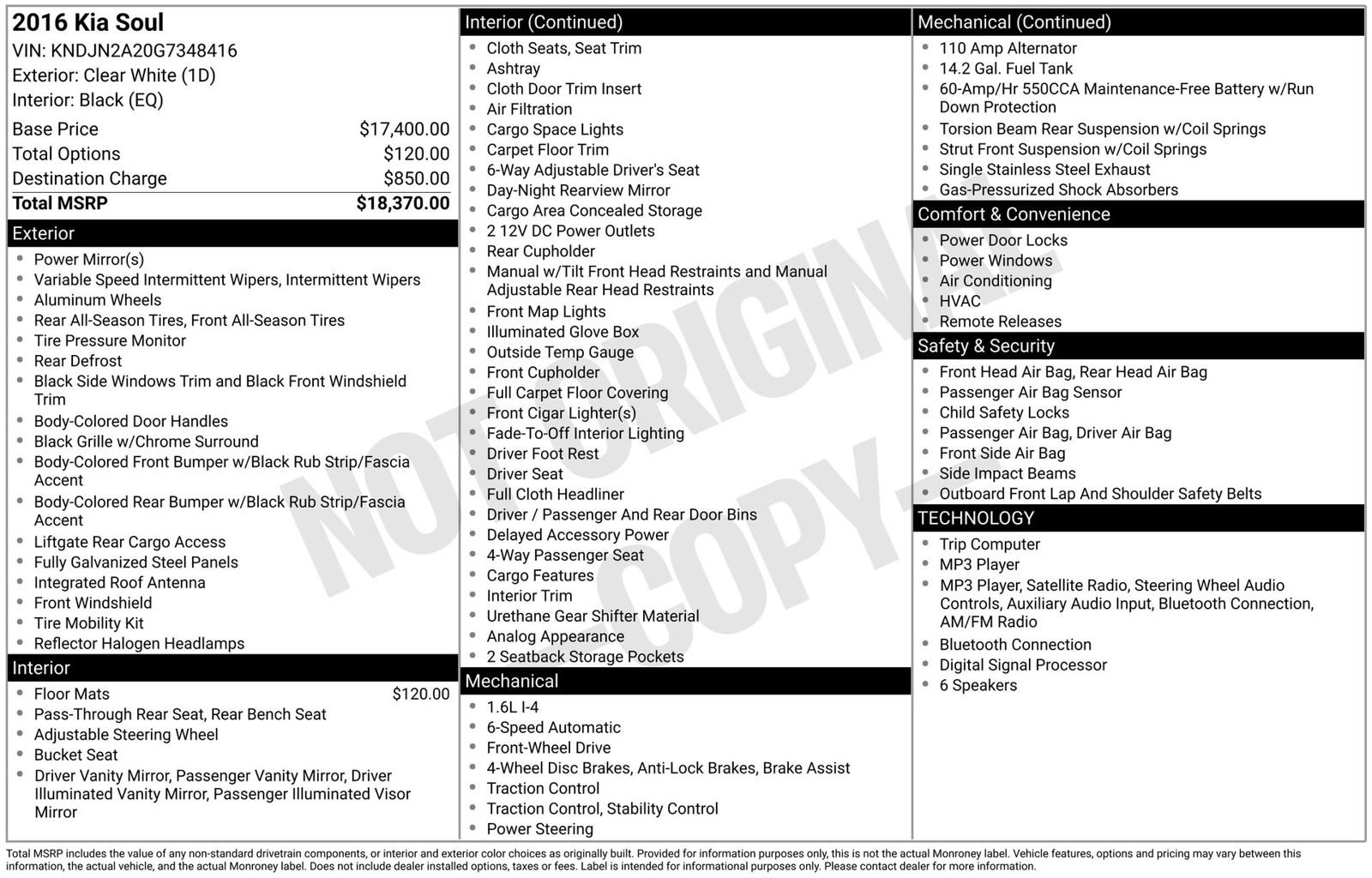 Used 2016 Kia Soul FWD image 3