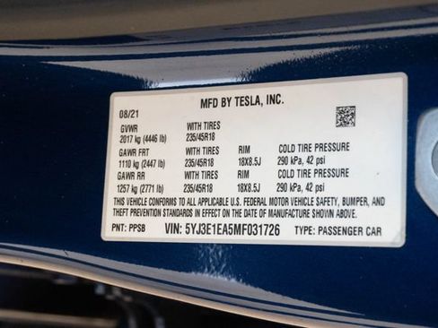 Used 2021 Tesla Model 3 Standard Range Plus RWD image 20