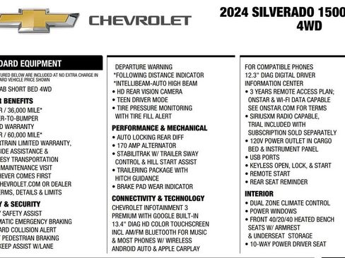 Used 2024 Chevrolet Silverado 1500 LT AWD/4WD image 23