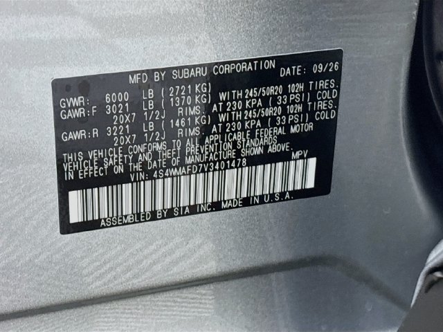 New 2027 Subaru Ascent Limited AWD/4WD image 33