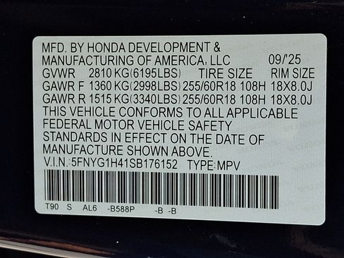 Certified 2025 Honda Pilot EX-L image 31