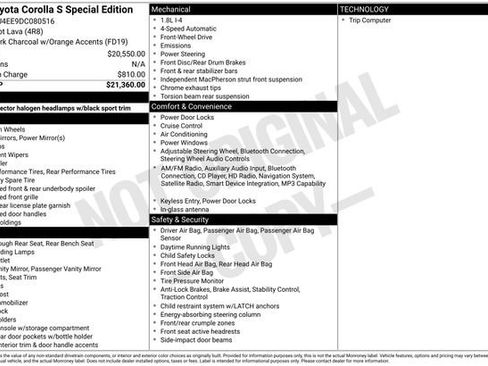 Used 2013 Toyota Corolla S Special Edition FWD image 10