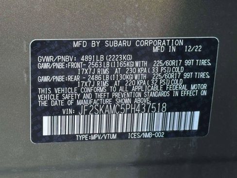 Certified 2023 Subaru Forester Wilderness image 16