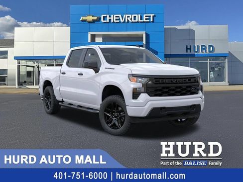 New 2026 Chevrolet Silverado 1500 Custom w/ Turbomax Blackout Package AWD/4WD image 1