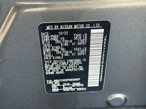 Used 2023 Nissan Armada SV image 35