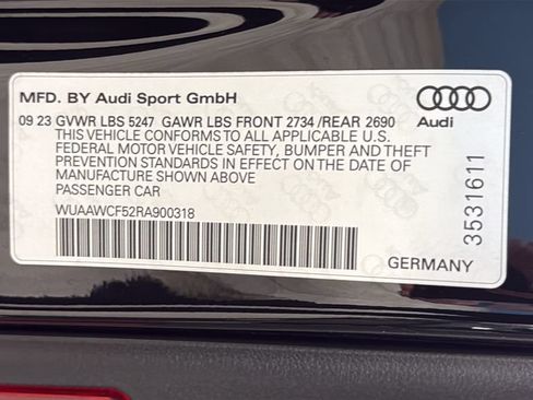 Used 2024 Audi RS 5 Sportback AWD/4WD image 28