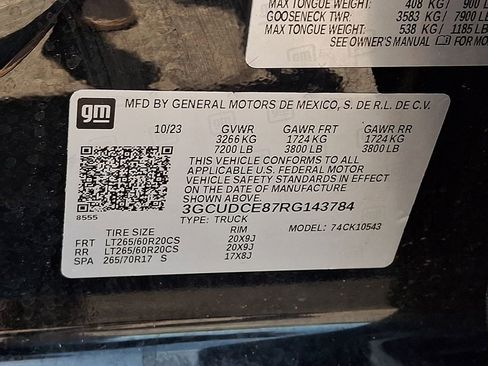 Used 2024 Chevrolet Silverado 1500 Custom Trail Boss AWD/4WD image 28