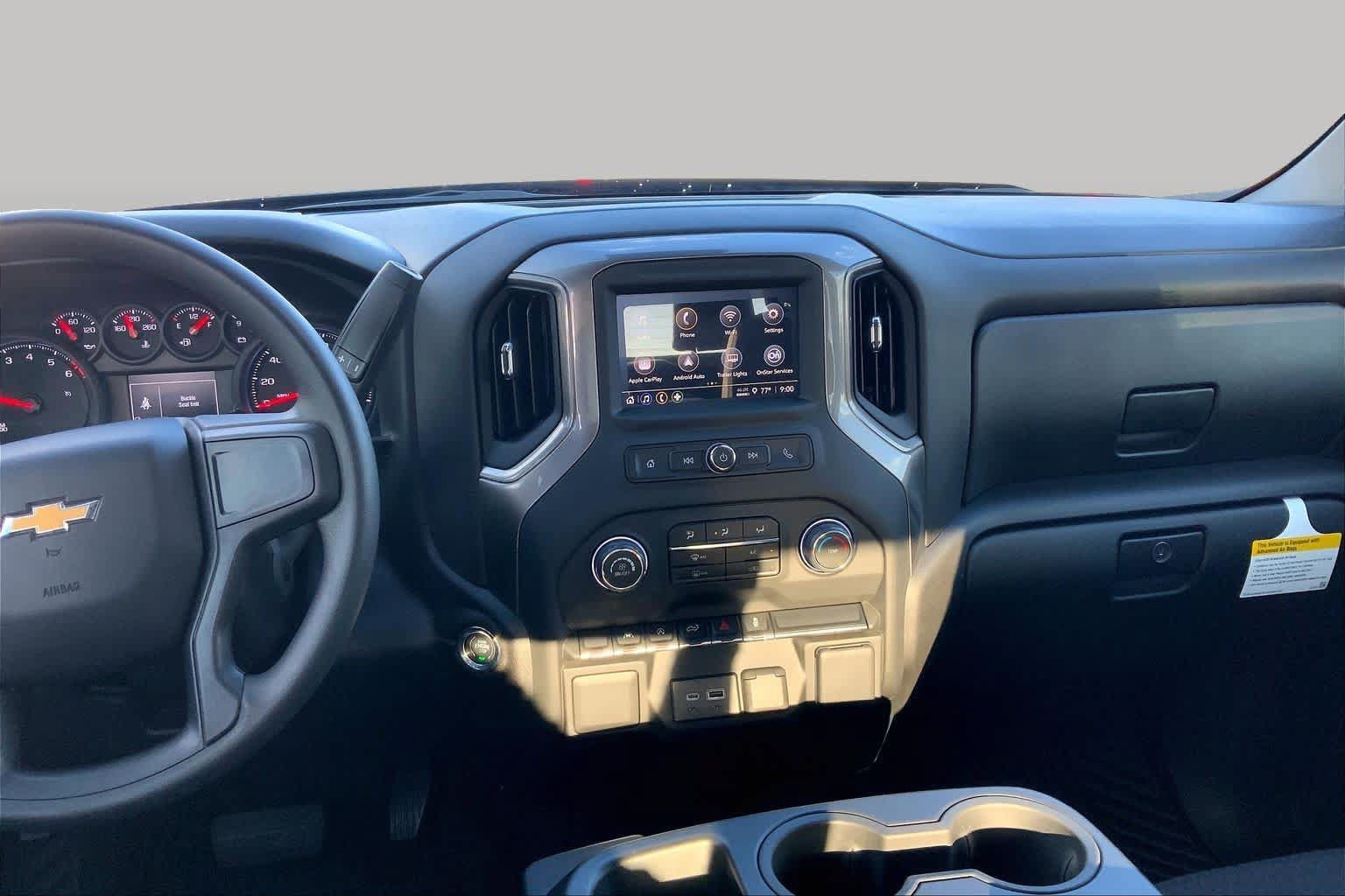 Used 2026 Chevrolet Silverado 1500 Custom w/ Turbomax Blackout Package AWD/4WD image 7