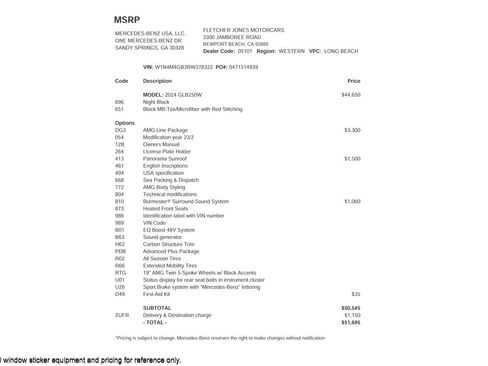 Used 2024 Mercedes-Benz GLB 250 image 3