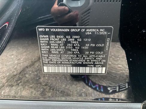 New 2026 Volkswagen Atlas SEL Premium R-Line AWD/4WD image 18