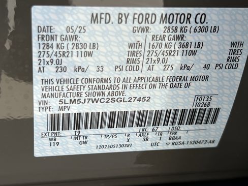 New 2025 Lincoln Aviator Reserve w/ Illumination Package image 33