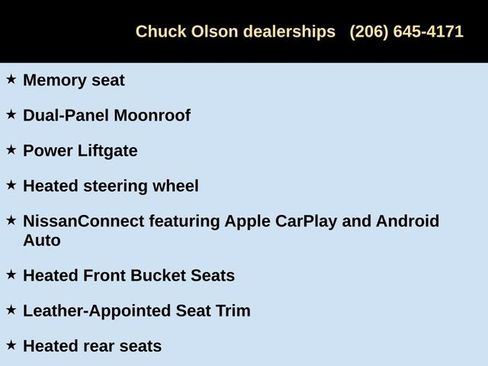 Used 2020 Nissan Murano SL w/ Moonroof Package AWD/4WD image 8