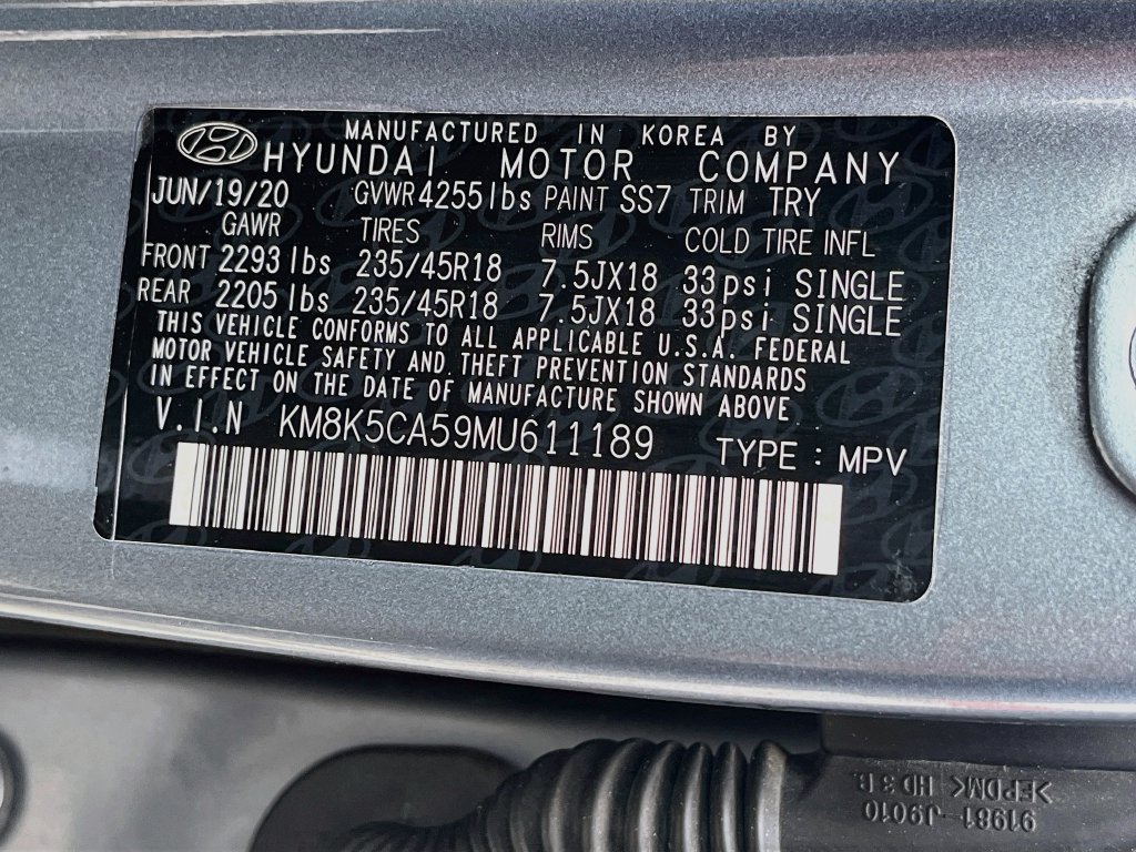 Used 2021 Hyundai Kona Ultimate w/ Cargo Package AWD/4WD image 33