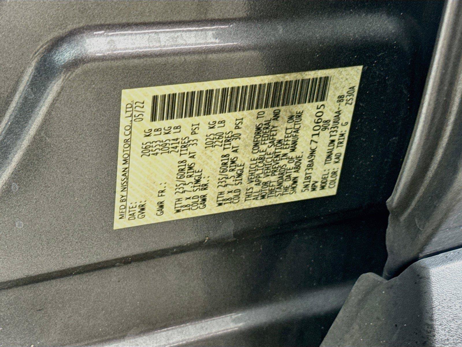Used 2022 Nissan Rogue SV w/ SV Premium Package FWD image 18