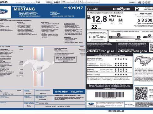 Used 2021 Ford Mustang GT Premium w/ GT Performance Package image 54