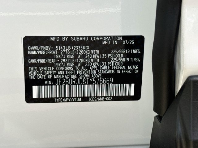 New 2026 Subaru Outback Touring XT AWD/4WD image 25