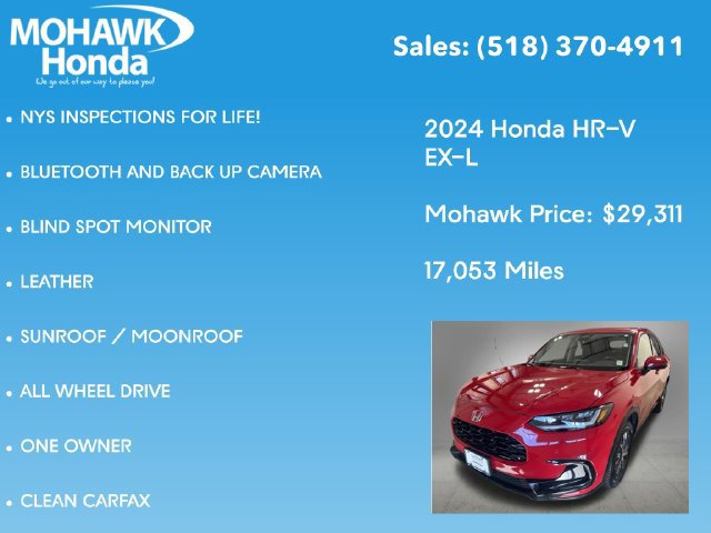 Certified 2024 Honda HR-V EX-L image 8