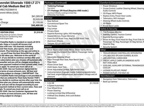 Used 2016 Chevrolet Silverado 1500 LT w/ All Star Edition image 3