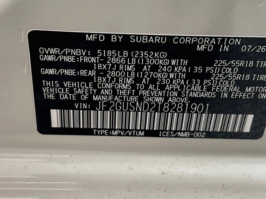 New 2026 Subaru Crosstrek 2.5i Limited w/ Crosstrek Mirror Package AWD/4WD image 23