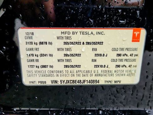 Used 2018 Tesla Model X P100D image 24