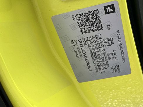 Certified 2021 Chevrolet Corvette Stingray Premium Conv w/ 3LT image 18