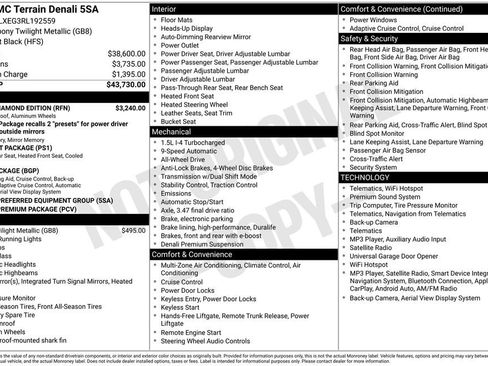 Certified 2024 GMC Terrain Denali w/ Black Diamond Edition AWD/4WD image 20