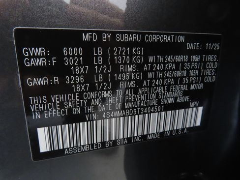 New 2026 Subaru Ascent Premium image 27