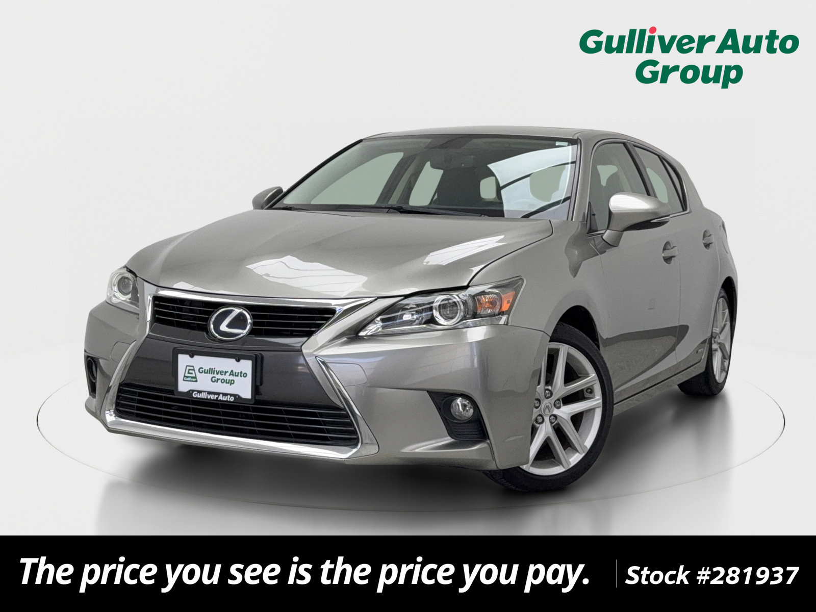 Used 2017 Lexus CT 200h w/ Seat Comfort Package FWD image 1
