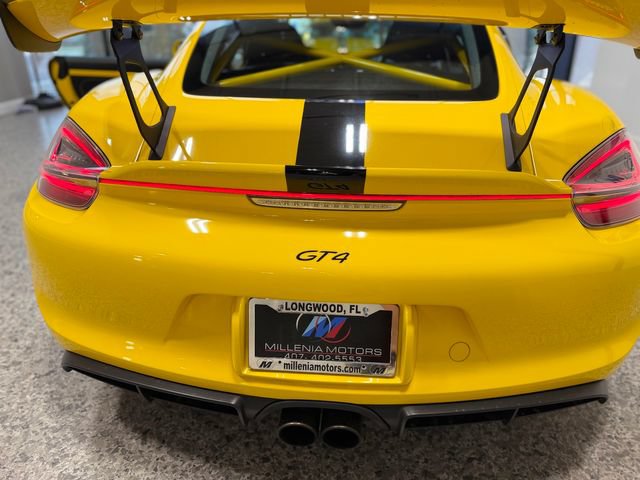 Used 2016 Porsche Cayman GT4 w/ Sport Chrono Package RWD image 39