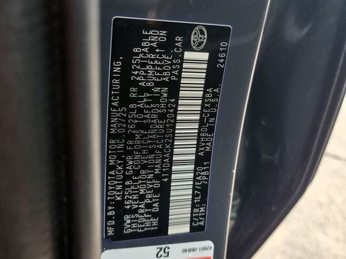 Certified 2025 Toyota Camry SE w/ Multimedia Upgrade Package FWD image 41