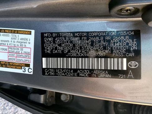 Used 2004 Toyota Camry SE FWD image 20