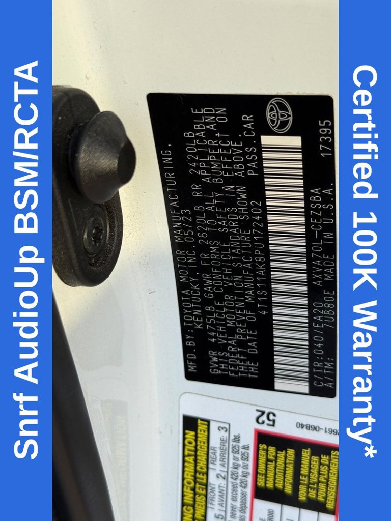 Used 2023 Toyota Camry SE w/ Audio Upgrade Package FWD image 31