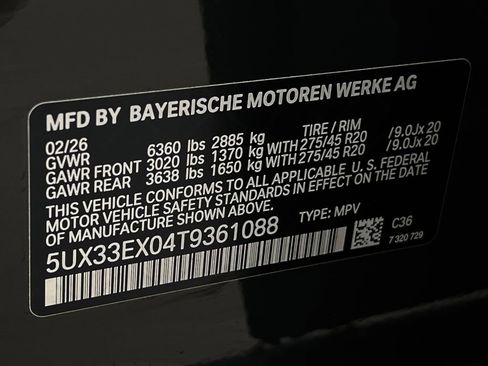 New 2026 BMW X6 xDrive40i w/ Climate Comfort Package image 16