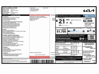 Used 2022 Kia Telluride LX