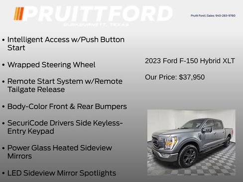 Used 2023 Ford F150 XLT w/ Equipment Group 302A High image 37