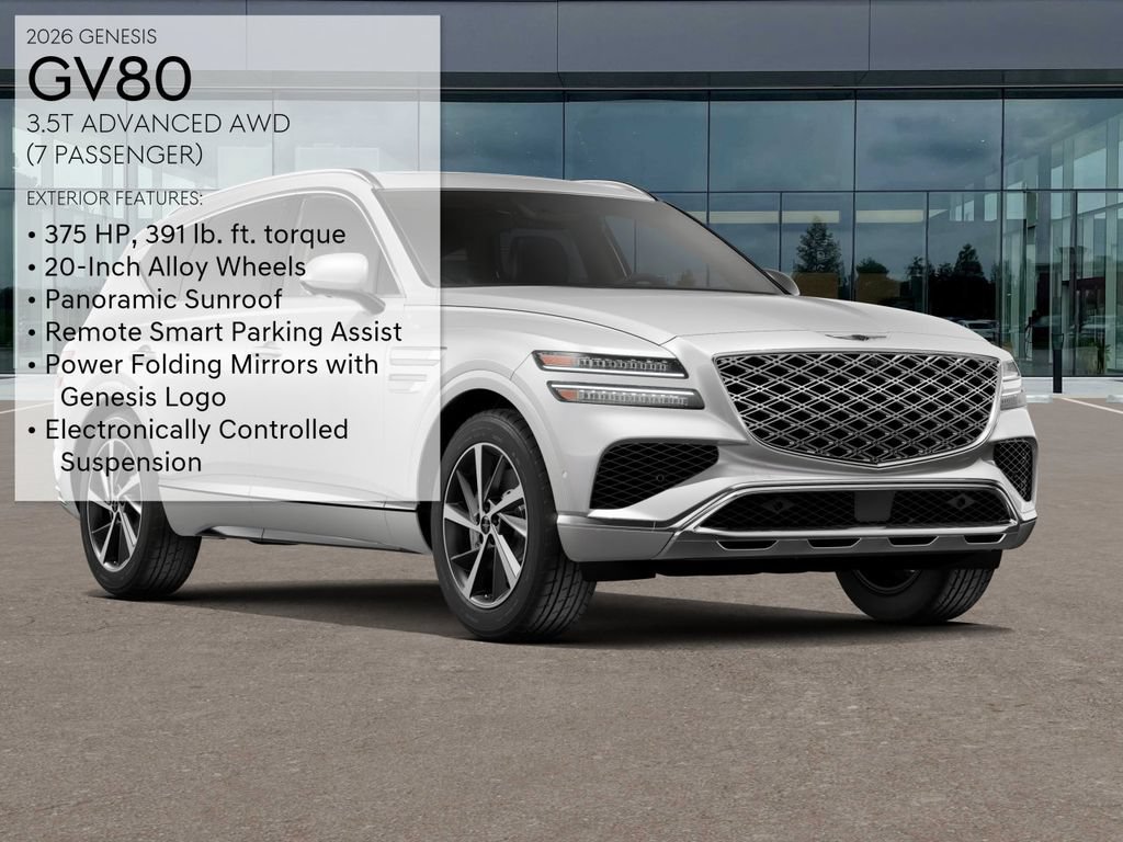 New 2026 Genesis GV80 3.5T Advanced AWD/4WD image 3