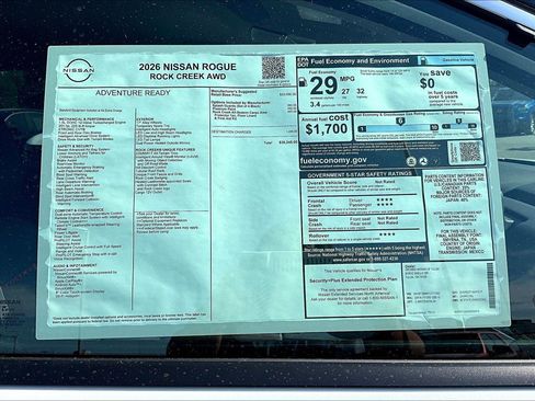 New 2026 Nissan Rogue Rock Creek image 28
