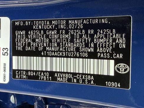 New 2026 Toyota Camry SE image 26