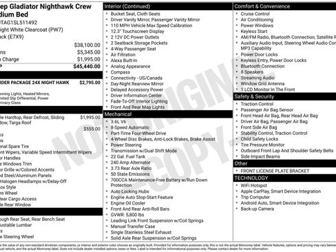 New 2025 Jeep Gladiator Sport image 26