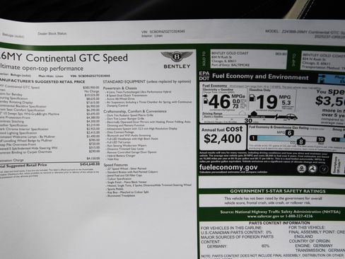 New 2026 Bentley Continental GT Speed image 29