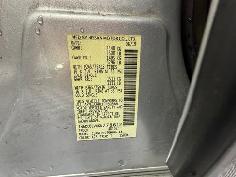 Used 2019 Nissan Frontier PRO-4X w/ Pro-4x Luxury Package image 25