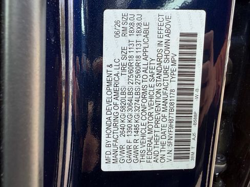 Certified 2026 Honda Passport TrailSport Elite image 31