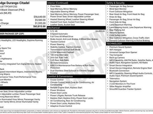 Used 2023 Dodge Durango Citadel AWD/4WD image 14
