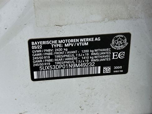 Used 2022 BMW X3 xDrive30i image 12