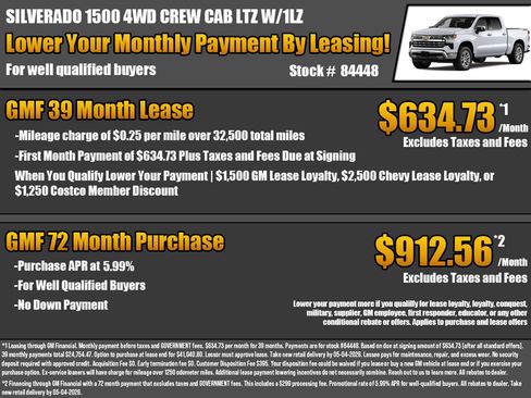 New 2026 Chevrolet Silverado 1500 LTZ w/ LTZ Premium Package AWD/4WD image 2