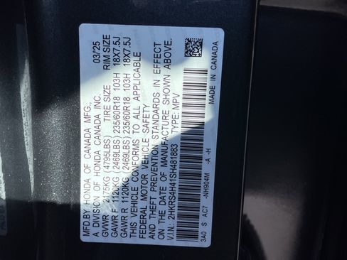 Used 2025 Honda CR-V EX image 37