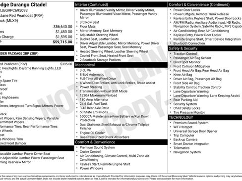 Used 2023 Dodge Durango Citadel image 46