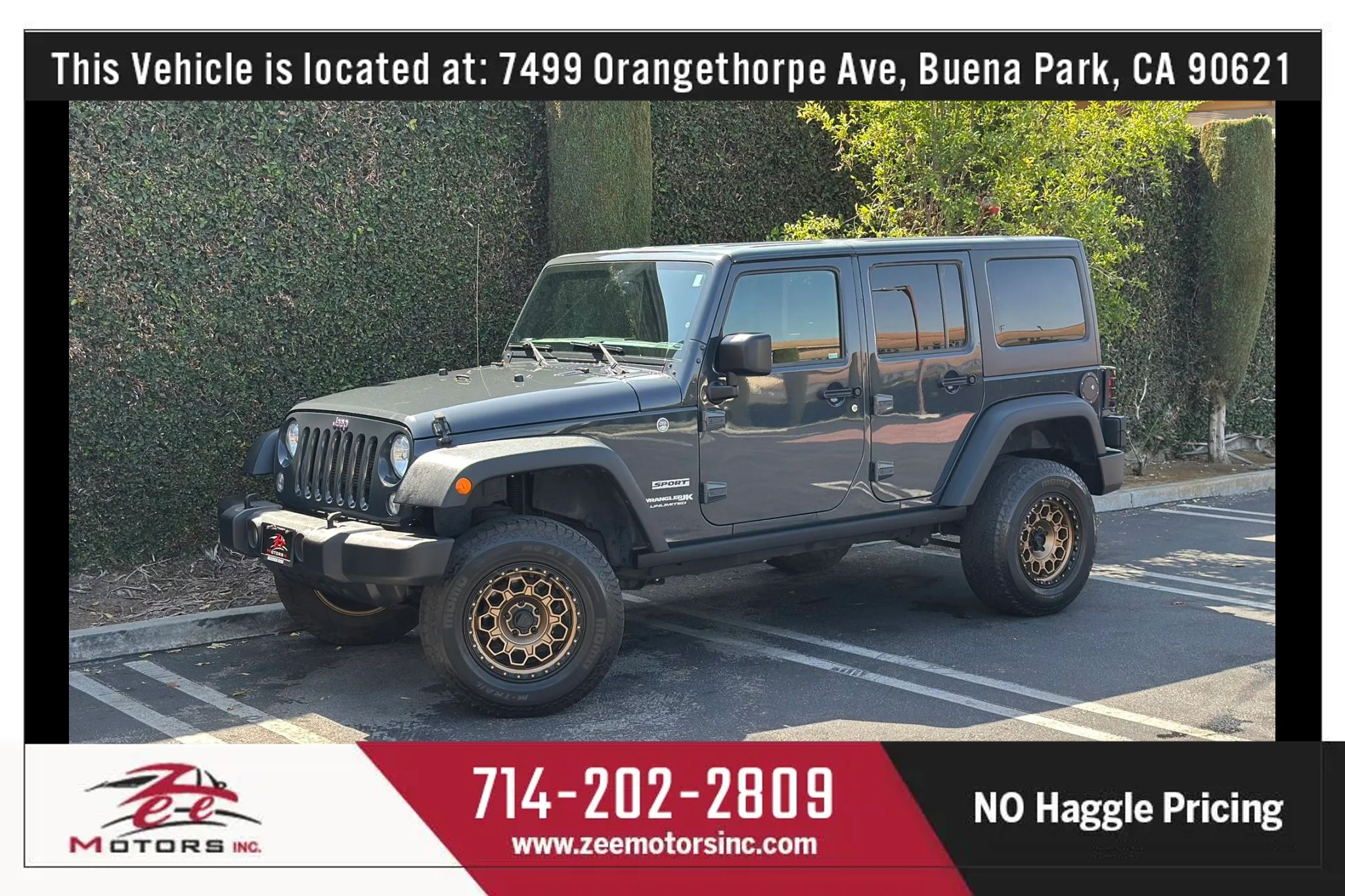Used 2018 Jeep Wrangler Unlimited Sport S AWD/4WD image 13